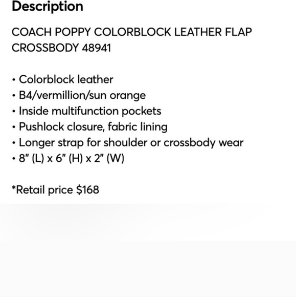 COACH POPPY CROSSBODY - Picture 8 of 10